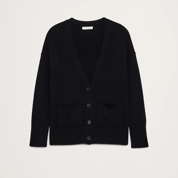 NEW Banana Republic BOYFRIEND CASHMERE CARDIGAN, S - Picture 6 of 11